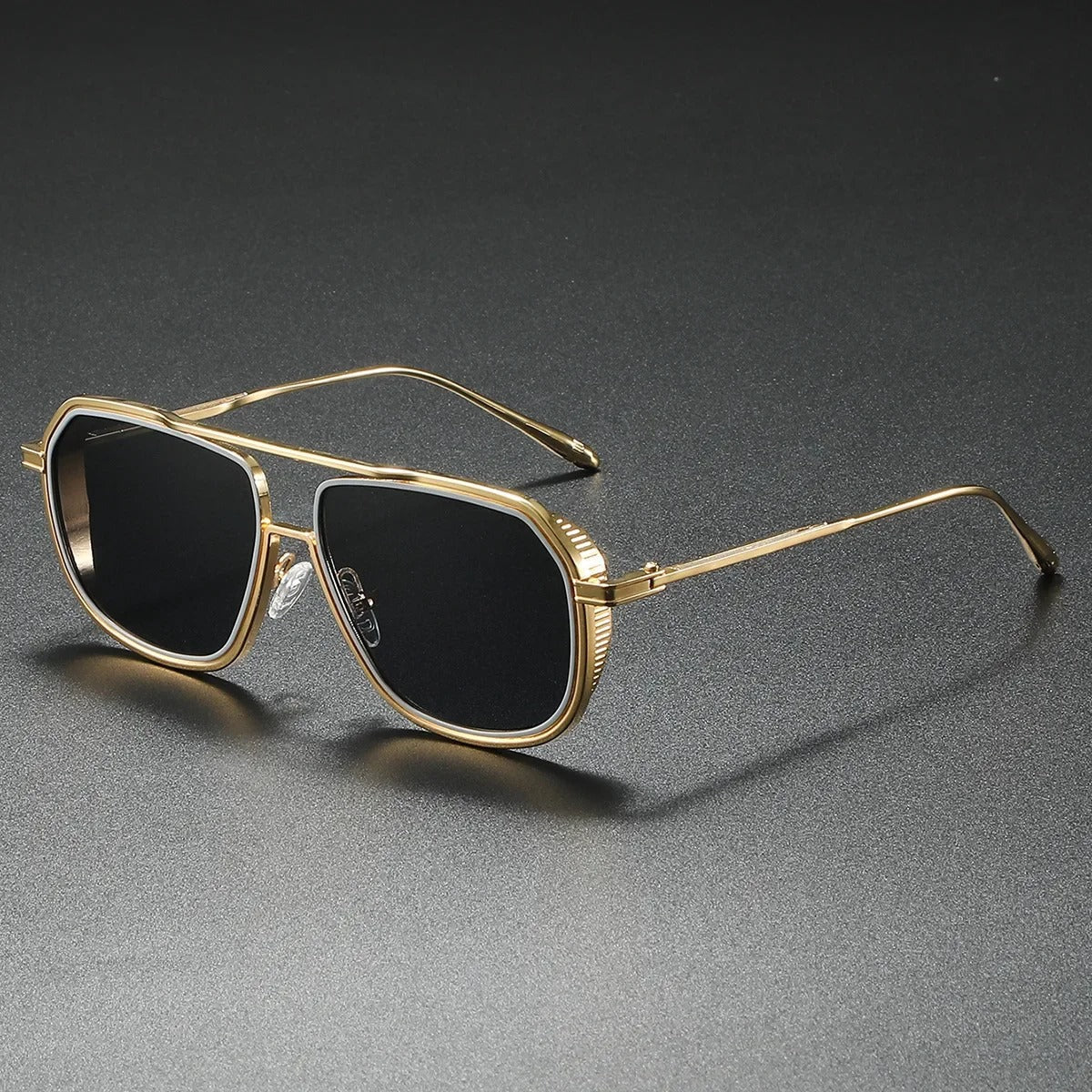 Cruze LX Aviator Sunglasses - Square Design, Lightweight Alloy