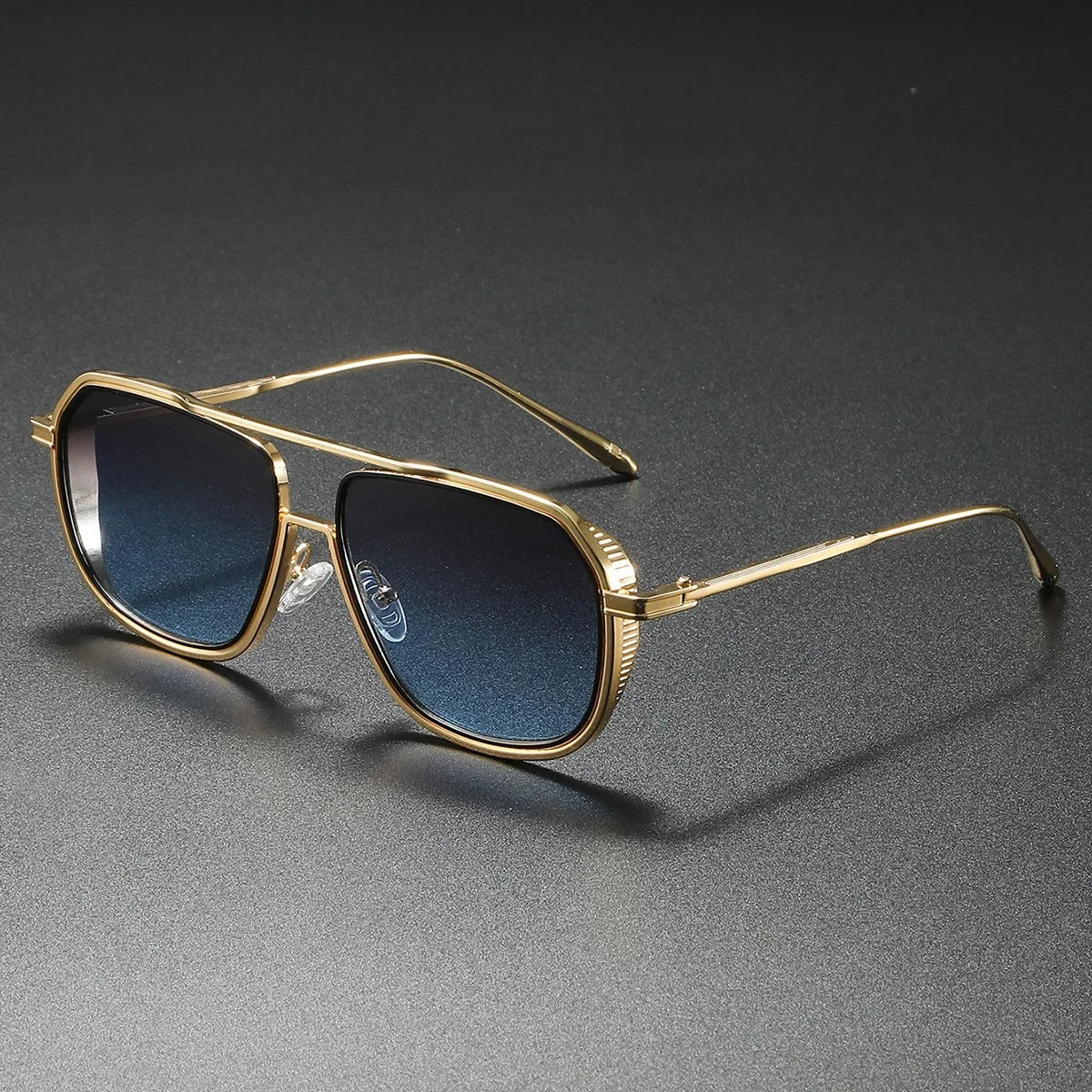 Cruze LX Aviator Sunglasses - Square Design, Lightweight Alloy