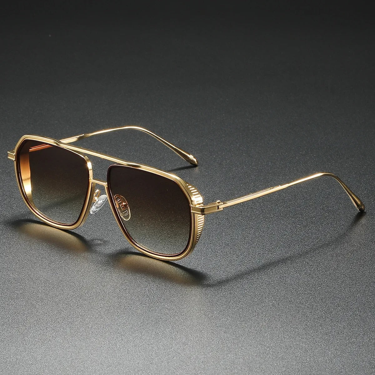 Cruze LX Aviator Sunglasses - Square Design, Lightweight Alloy