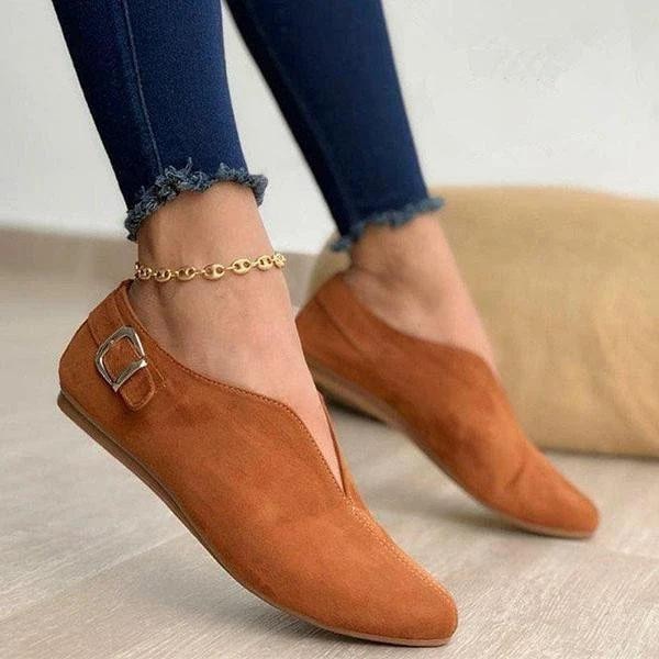 Mary Women's Leather Slip-On Loafers