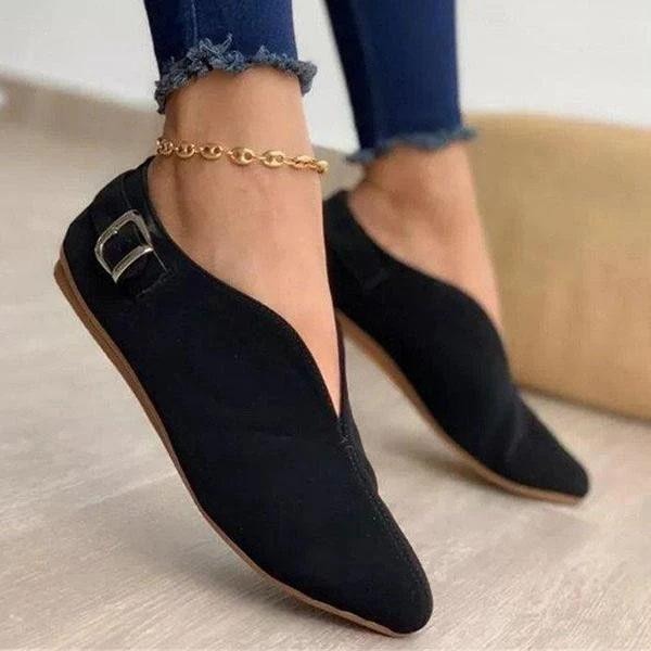 Mary Women's Leather Slip-On Loafers