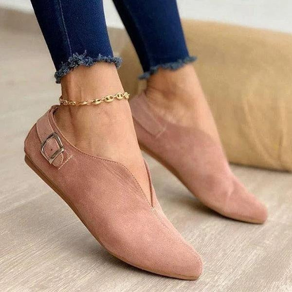 Mary Women's Leather Slip-On Loafers