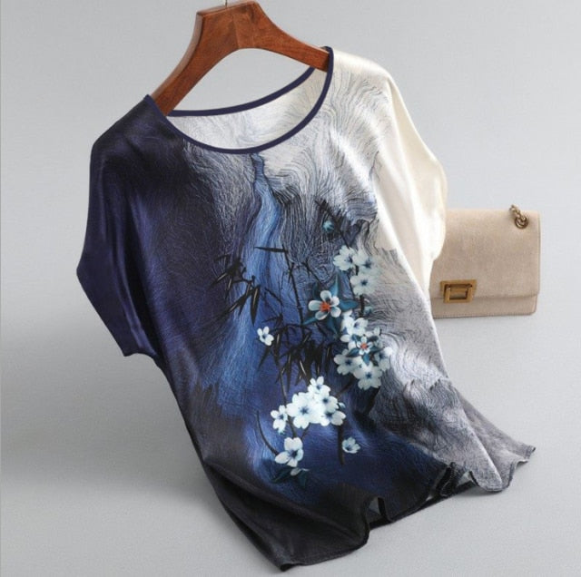 Bella Women's Casual High-Low Blouse